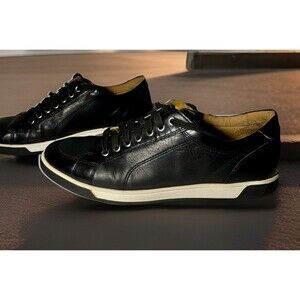 Cole Haan Air Quincy II Black Leather Sport Oxford Sneakers Mens 11.5